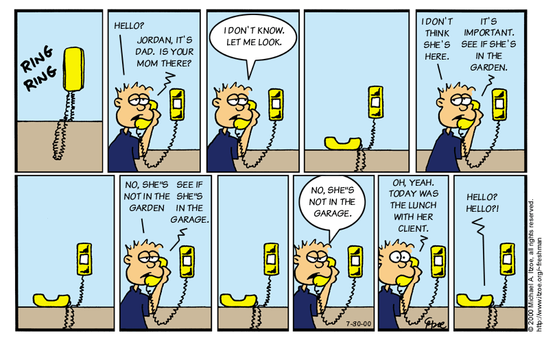 Comic for Sunday, July 30, 2000
