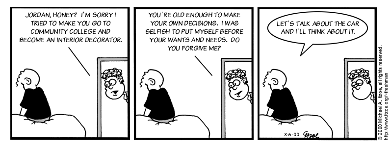Comic for Saturday, August 5, 2000