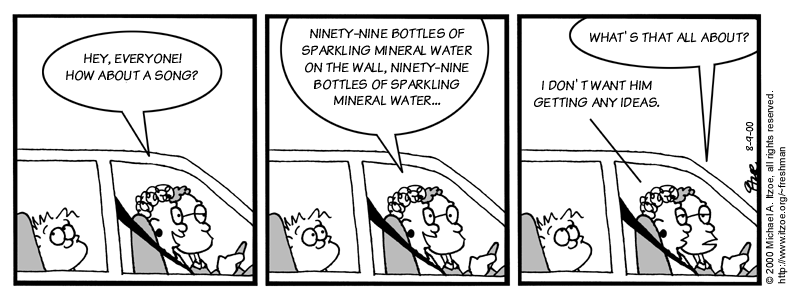 Comic for Wednesday, August 9, 2000