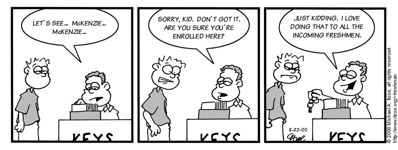 Comic for Tuesday, August 22, 2000