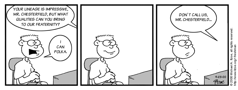 Comic for Saturday, September 23, 2000