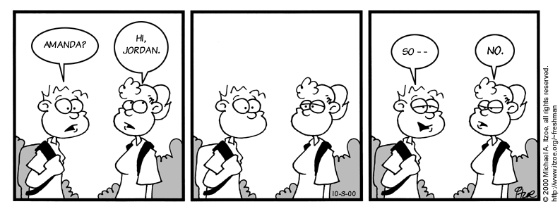 Comic for Tuesday, October 3, 2000