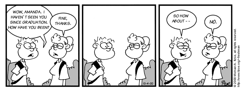 Comic for Wednesday, October 4, 2000