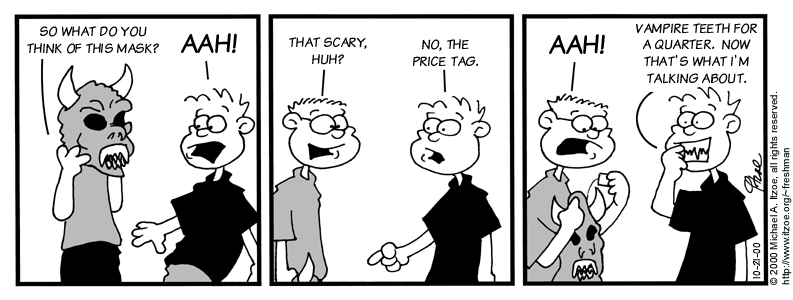 Comic for Saturday, October 21, 2000
