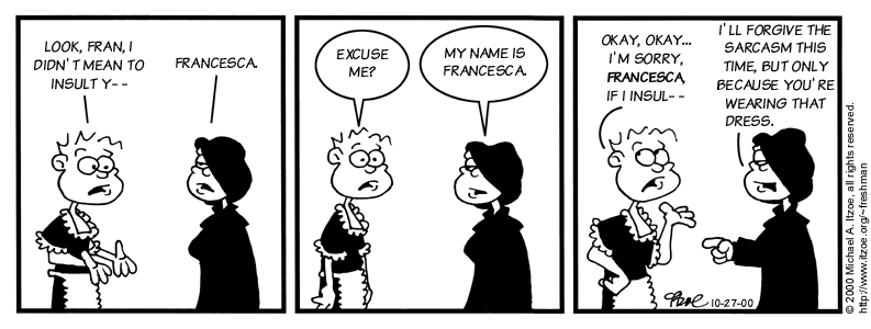 Comic for Friday, October 27, 2000