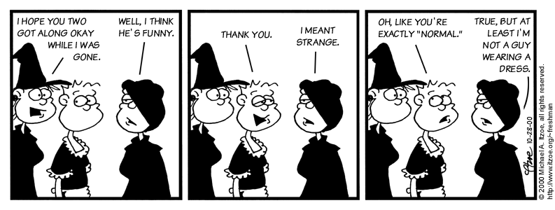 Comic for Saturday, October 28, 2000