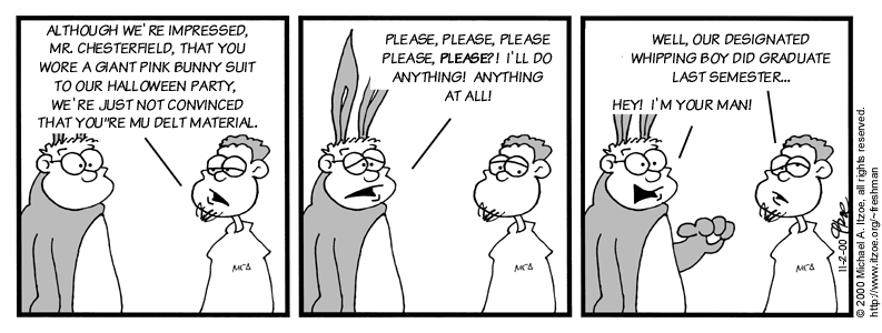 Comic for Thursday, November 2, 2000