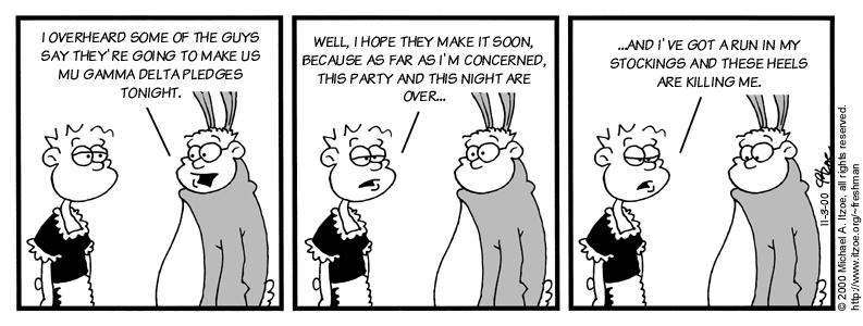 Comic for Friday, November 3, 2000