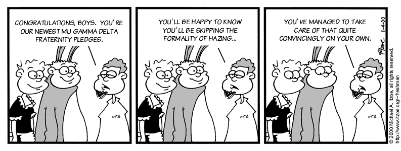 Comic for Saturday, November 4, 2000