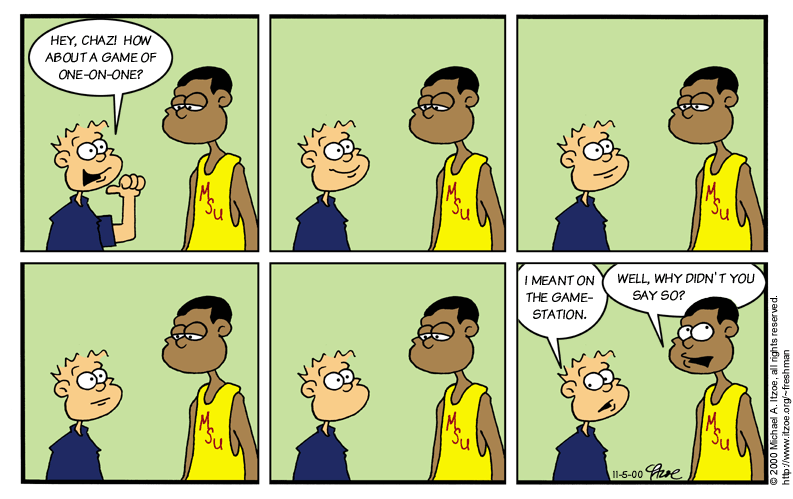 Comic for Sunday, November 5, 2000