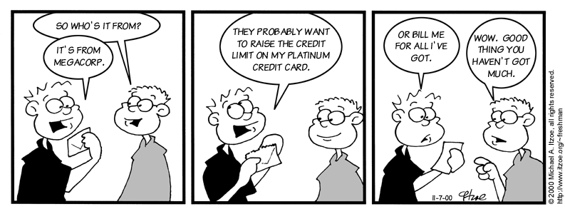 Comic for Tuesday, November 7, 2000
