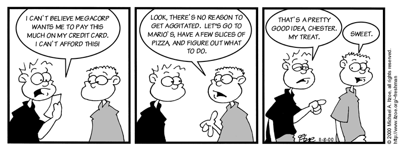 Comic for Wednesday, November 8, 2000