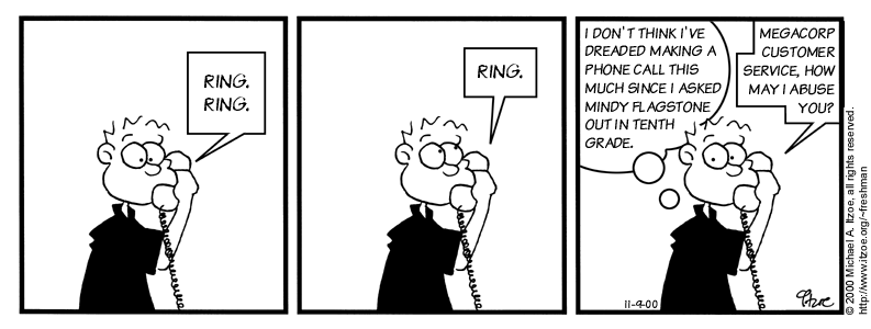 Comic for Thursday, November 9, 2000
