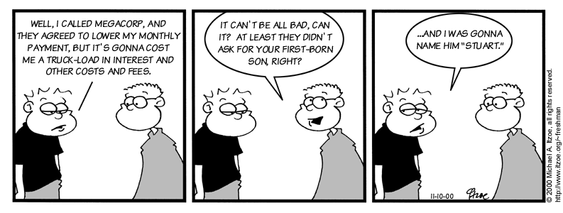 Comic for Friday, November 10, 2000