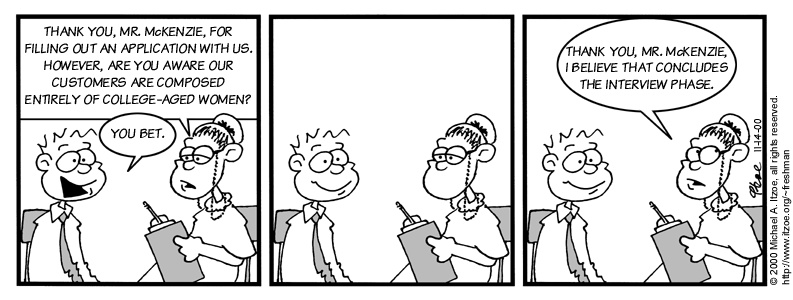 Comic for Tuesday, November 14, 2000