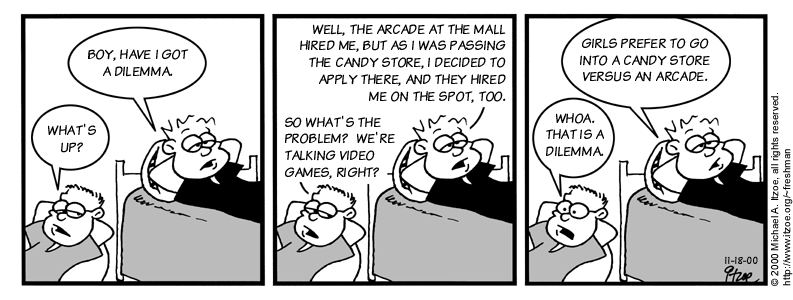 Comic for Saturday, November 18, 2000