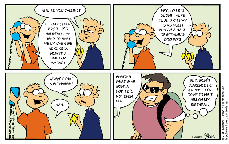 Comic for Sunday, November 19, 2000