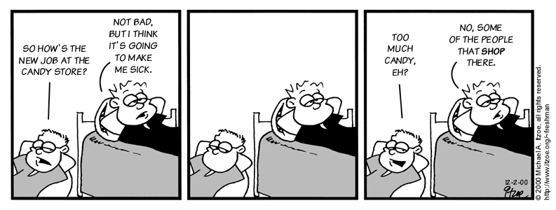 Comic for Saturday, December 2, 2000