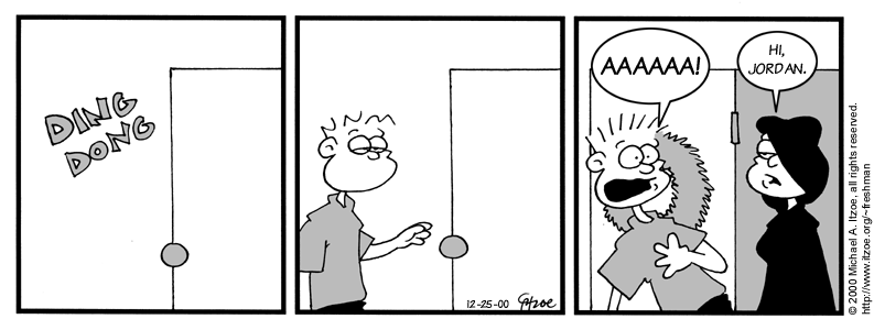 Comic for Monday, December 25, 2000