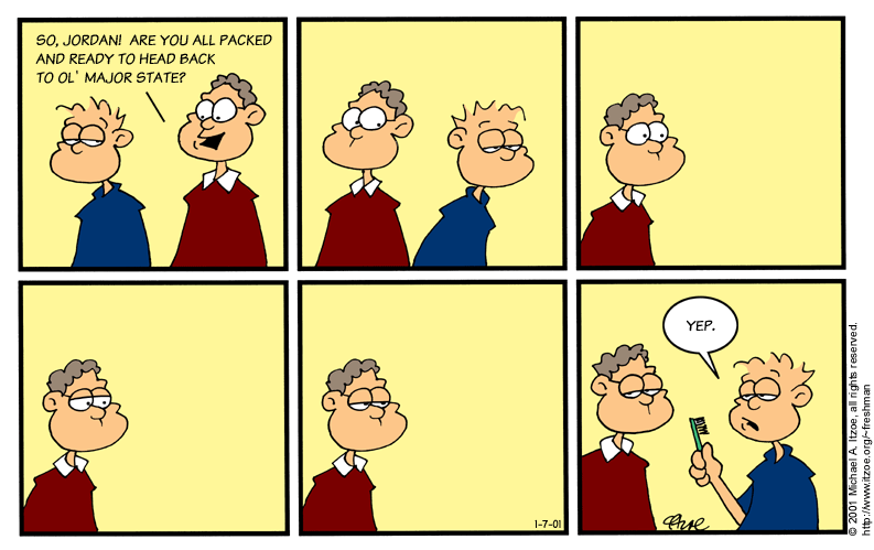 Comic for Sunday, January 7, 2001