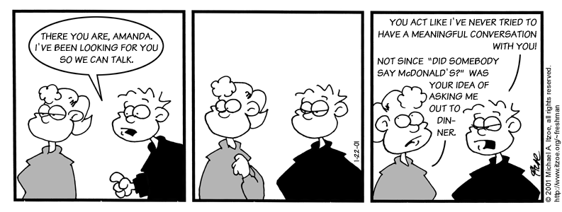 Comic for Monday, January 22, 2001