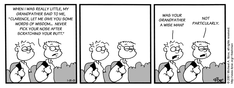 Comic for Wednesday, January 31, 2001