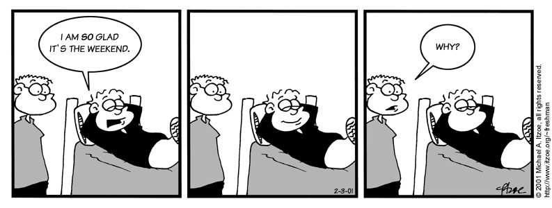 Comic for Saturday, February 3, 2001