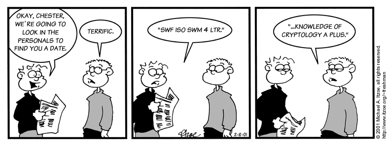 Comic for Thursday, February 8, 2001