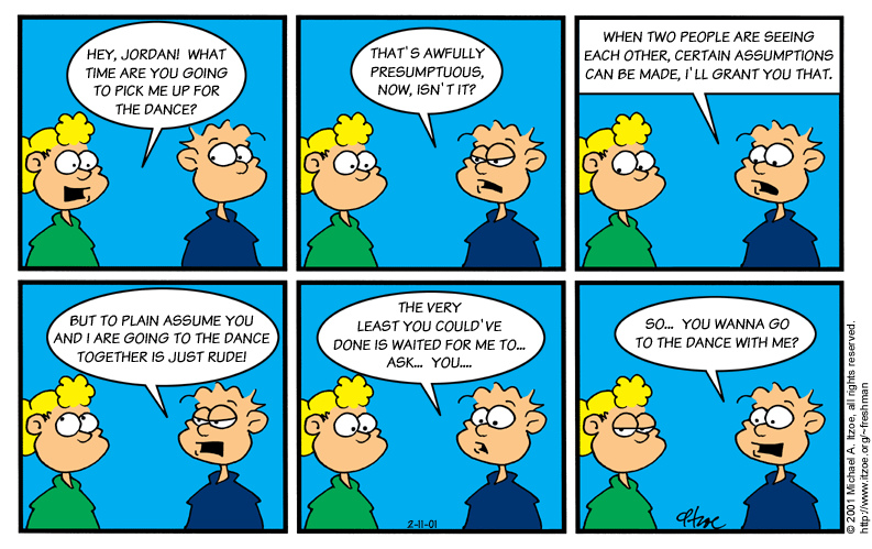 Comic for Sunday, February 11, 2001