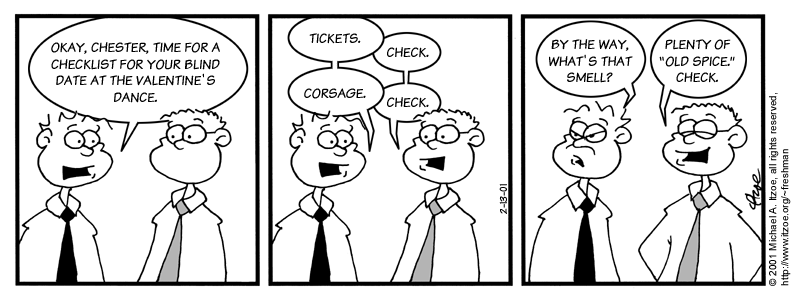 Comic for Tuesday, February 13, 2001