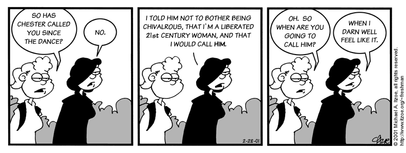Comic for Wednesday, February 28, 2001
