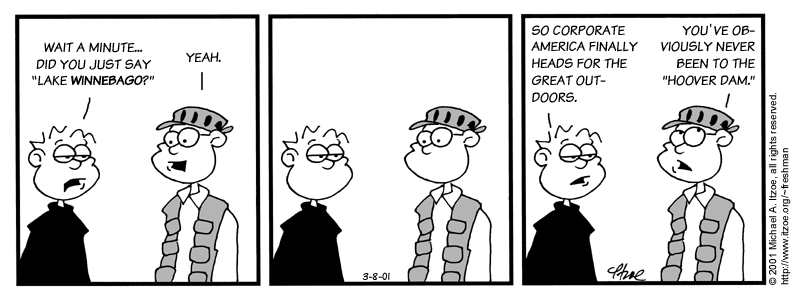 Comic for Thursday, March 8, 2001
