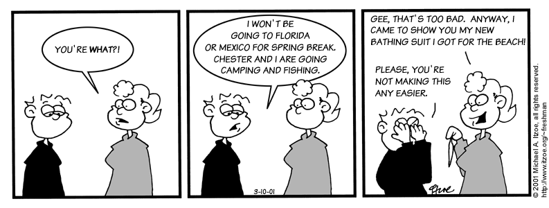 Comic for Saturday, March 10, 2001