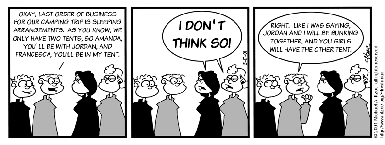 Comic for Saturday, March 17, 2001