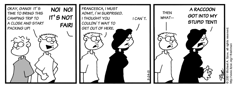 Comic for Saturday, March 24, 2001